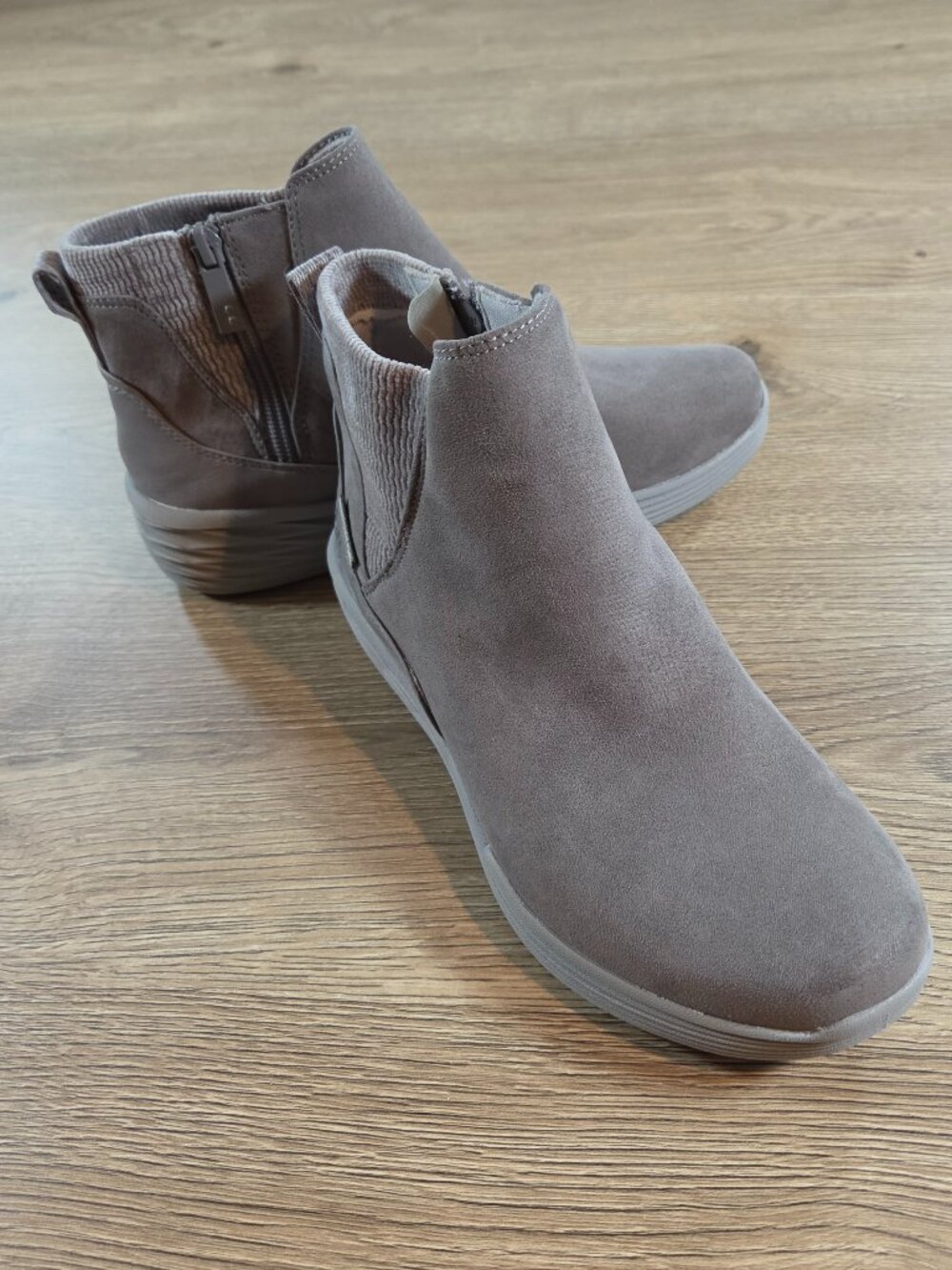 Ryka Noelle Next Water Repellent Ankle Boots Sky‎ Grey Women's Size 7.5M NEW